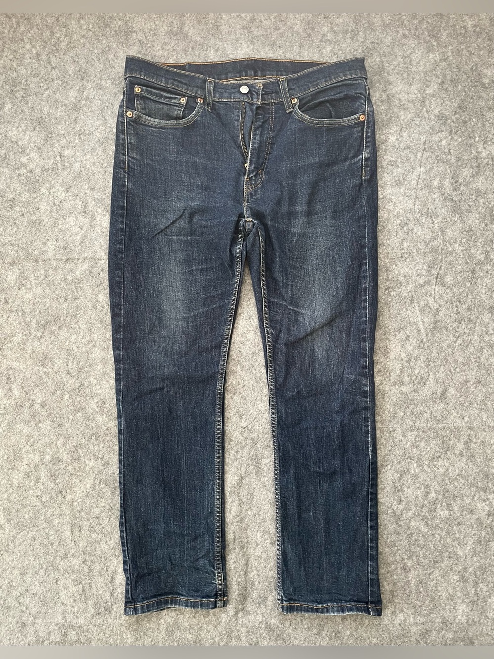 Levi's 514 Jeans Men's W34 L30 Dark Wash Blue Straight Fit Stretch 00514-1325
